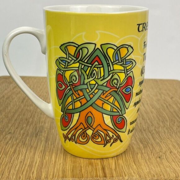 Celtic Tree of Life Crann Bethadh Irish Liffey Artefacts Ireland Knot Mug - Picture 6 of 10